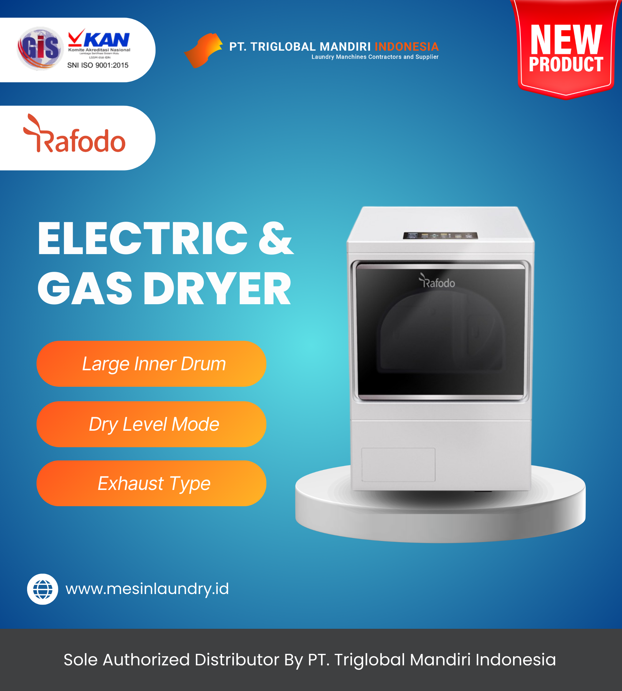 Rafodo Dryer White